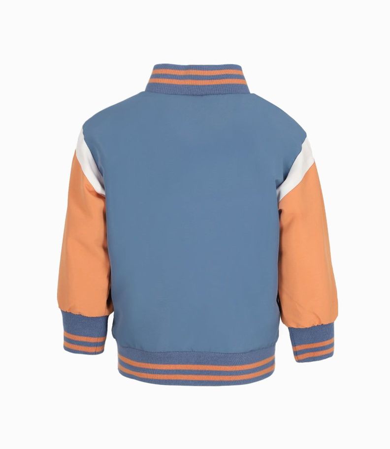 Chaqueta bebés bomber celeste Black and Blue-1