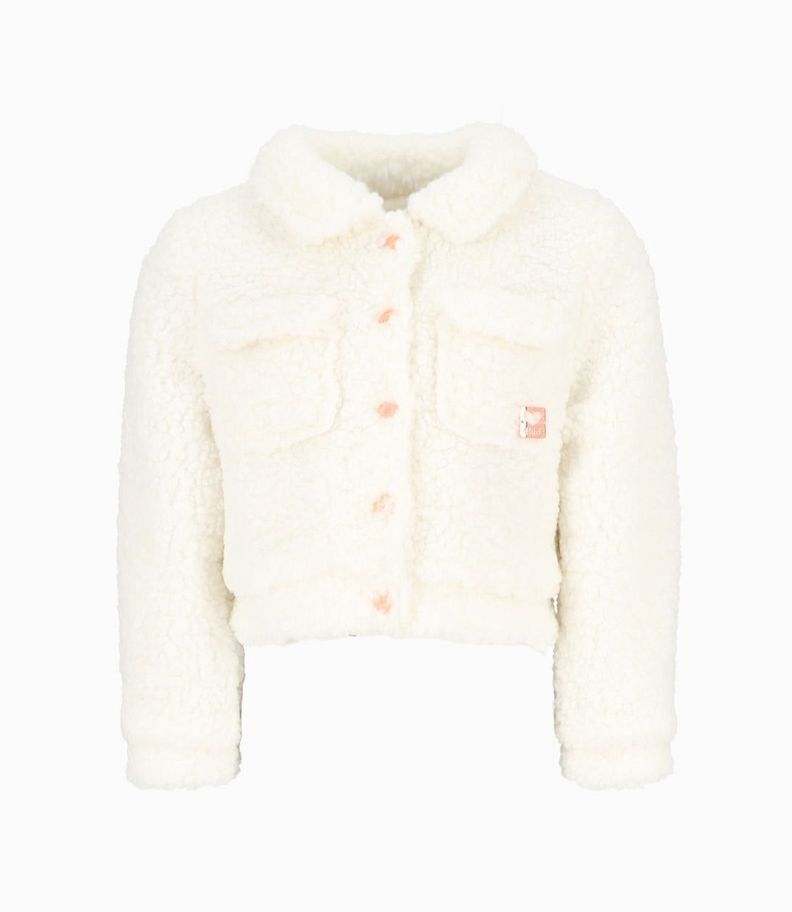 Chaqueta niña sherpa blanco 4 Kids-1