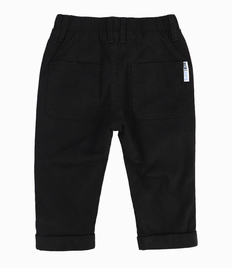 Pantalón Bebé Niño Básicos Negro-1