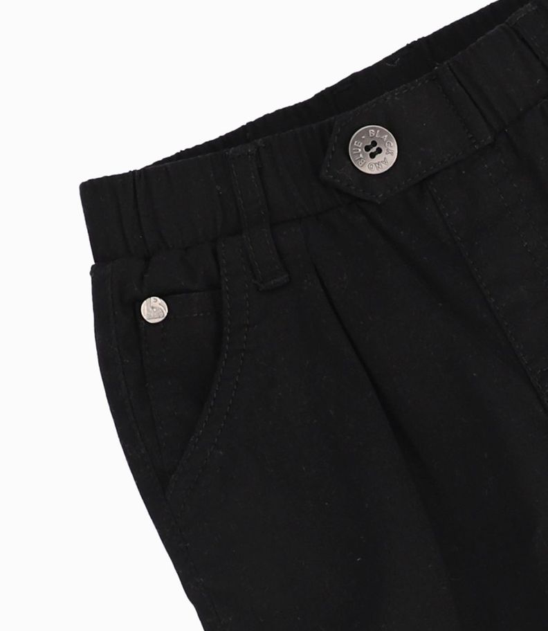 Pantalón Bebé Niño Básicos Negro-2