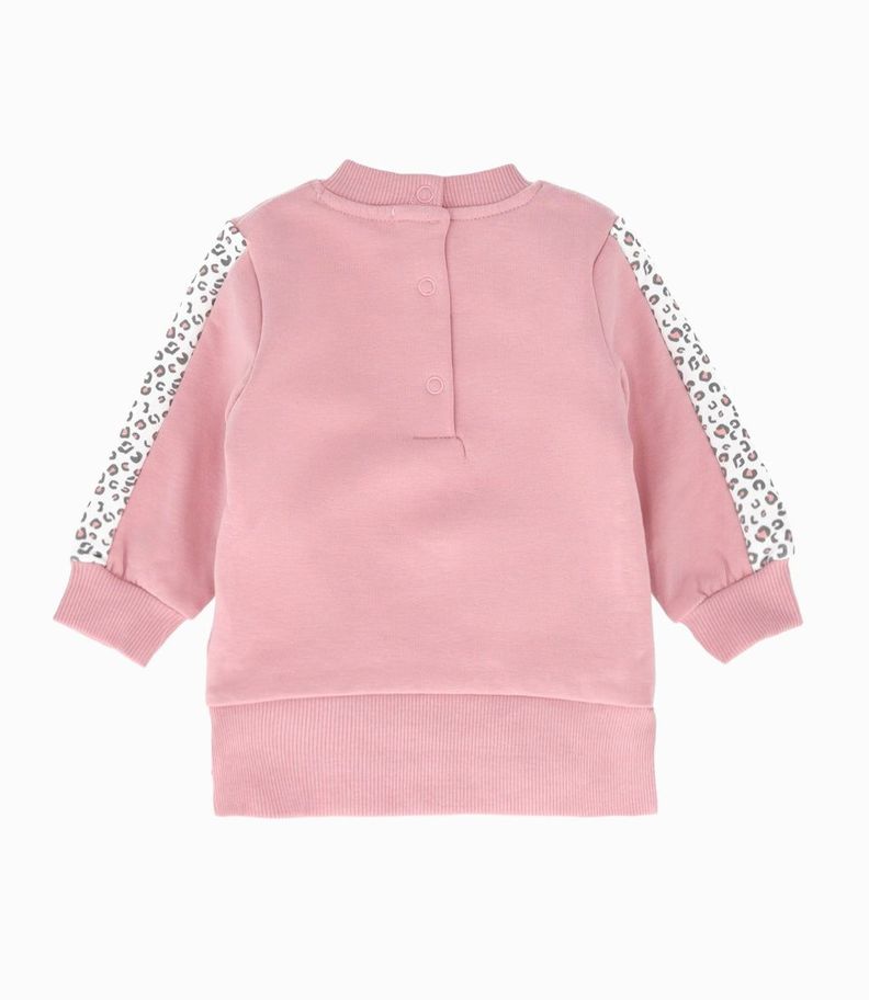 Conjunto bebés con oso palo rosa Limonada-2