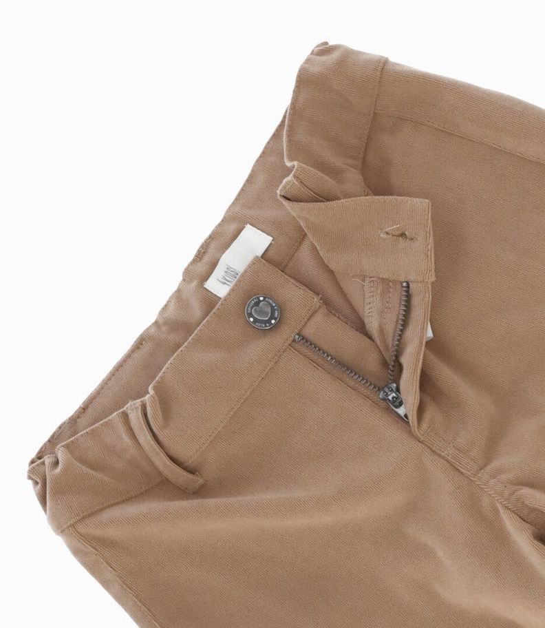 Pantalón niña cotelé café 4 Kids-2