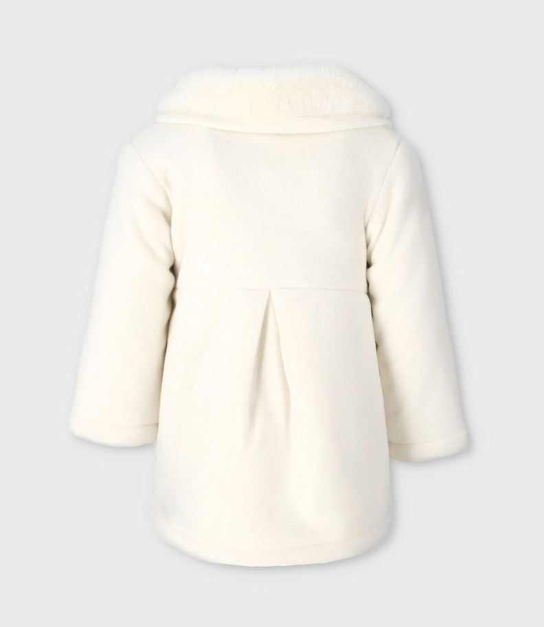 Abrigo bebés micropolar blanco Limonada-2