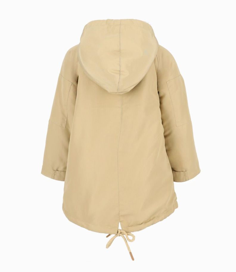 Abrigo bebés impermeable beige Black and Blue-2