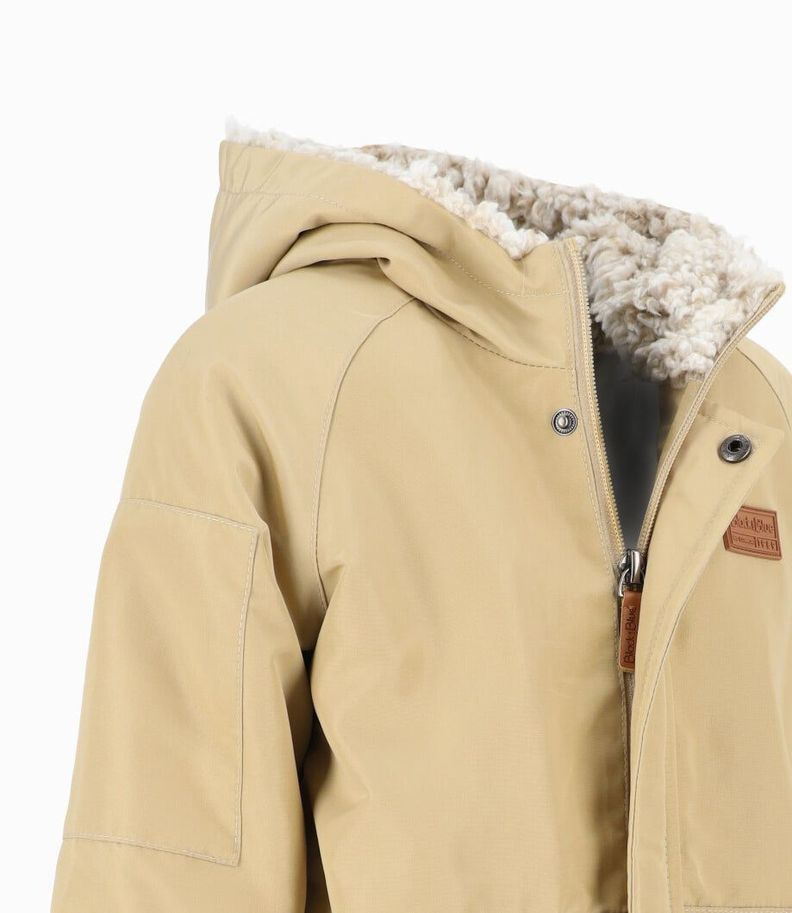 Abrigo bebés impermeable beige Black and Blue-3
