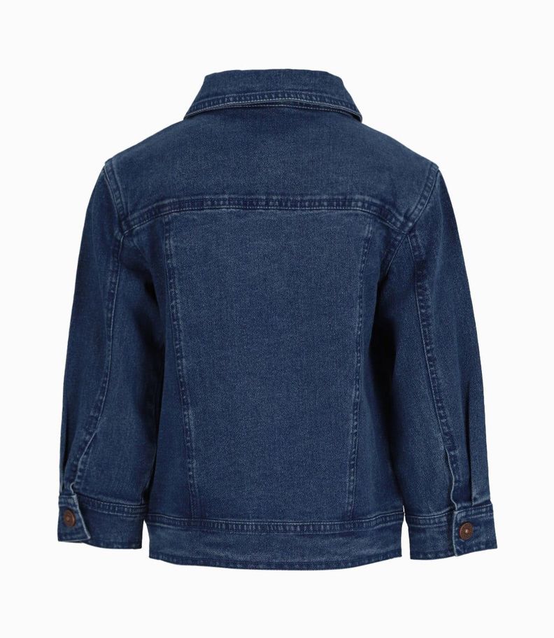 Chaqueta niño básica denim azul Black and Blue-1