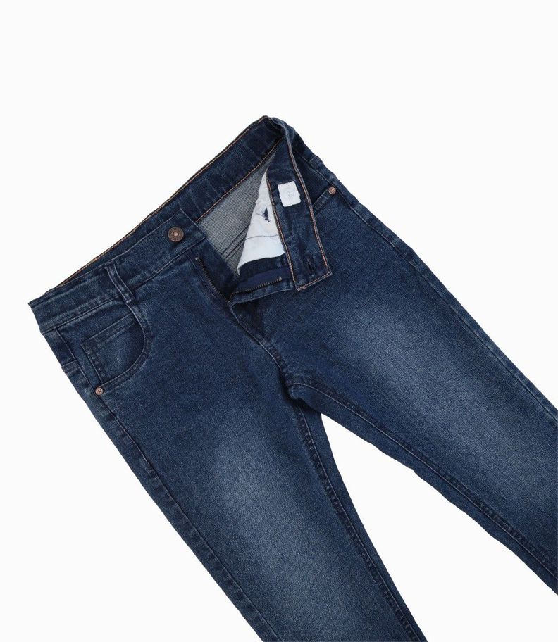 Jeans niño pitillos denim azul Black and Blue-2