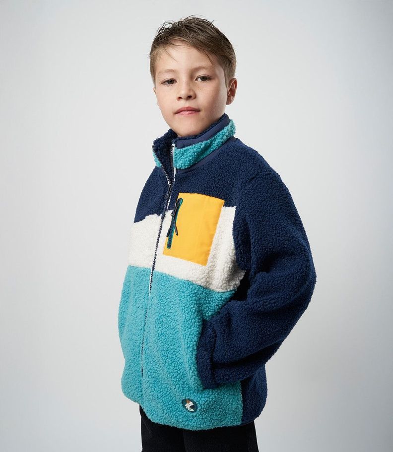 Chaqueta niño tricolor azul marino 4 Kids-0