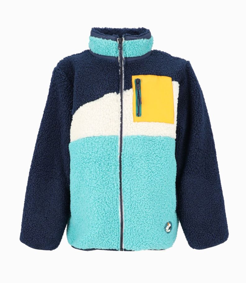 Chaqueta niño tricolor azul marino 4 Kids-1