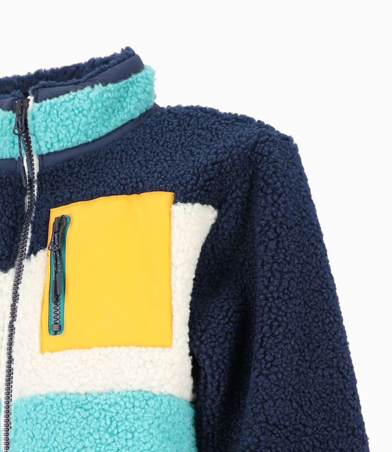 Chaqueta niño tricolor azul marino 4 Kids-3