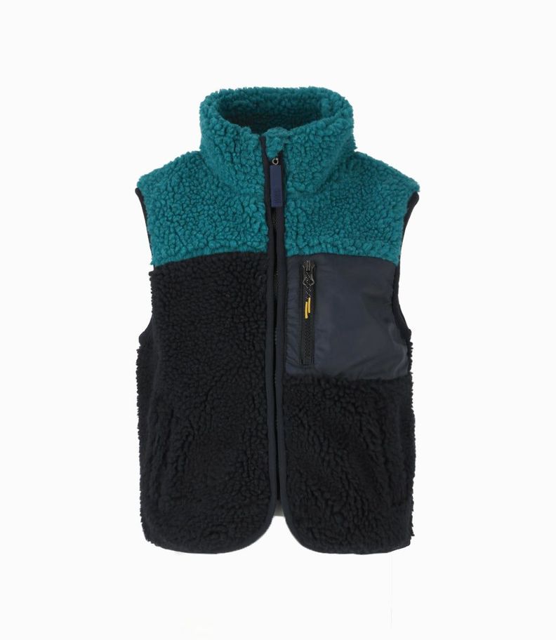 Chaqueta niño sin mangas azul 4 Kids-0