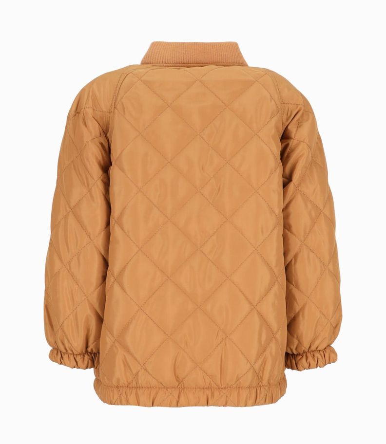 Chaqueta niño bomber camel Black and Blue-1