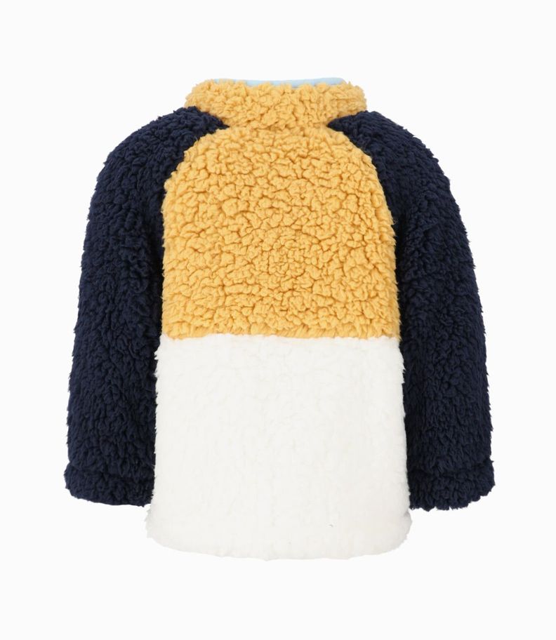 Polerón bebés sherpa mostaza Black and Blue-1