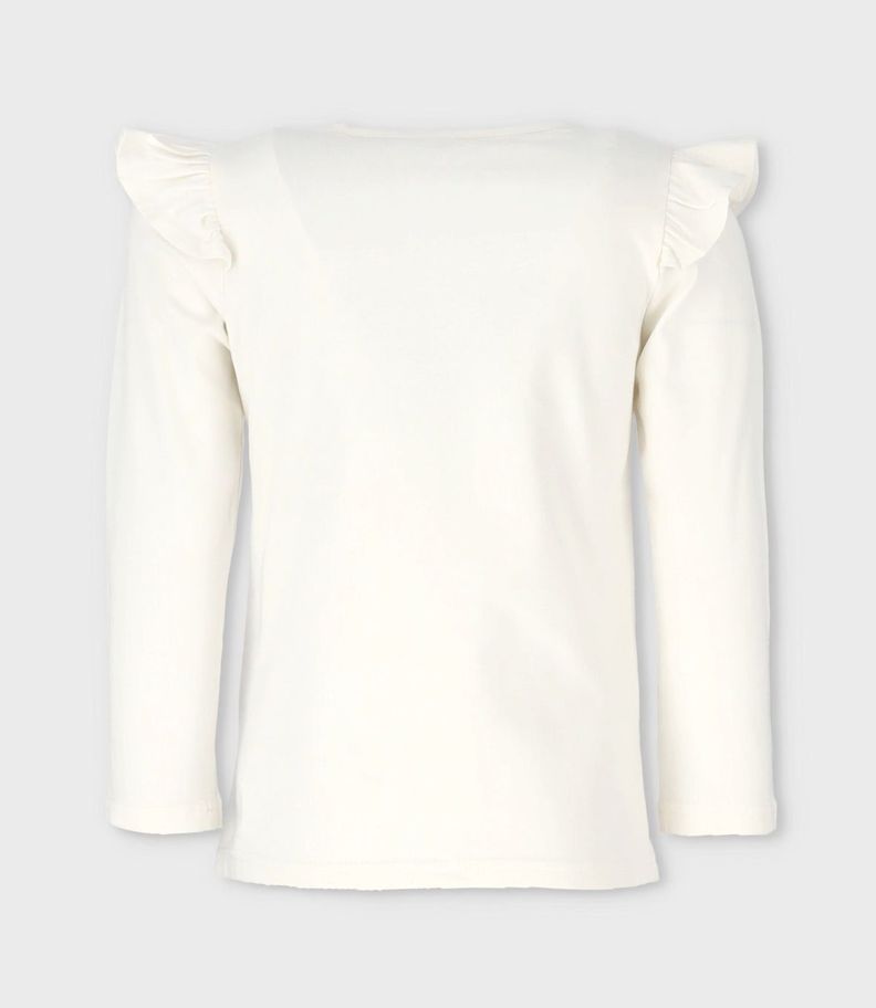 Polera niña love blanco Limonada-1