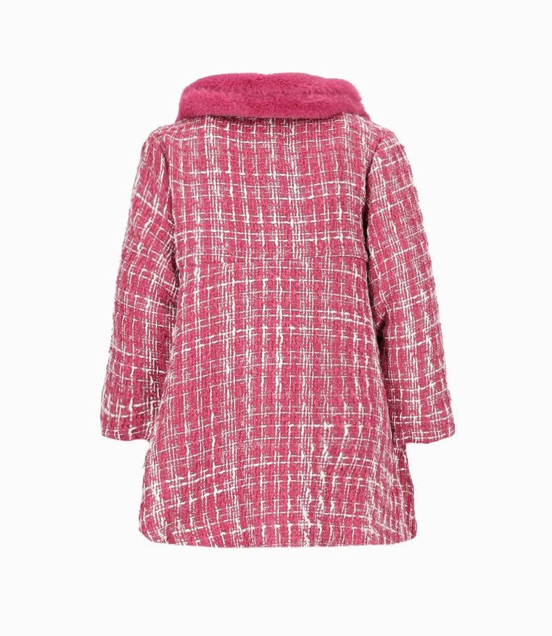 Conjunto bebés de vestido y abrigo burdeo Limonada-4