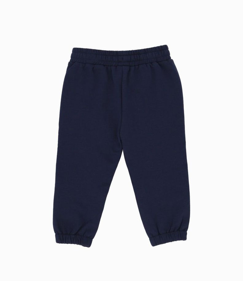 Pantalón de buzo bebés jogger azul marino Black and Blue-1