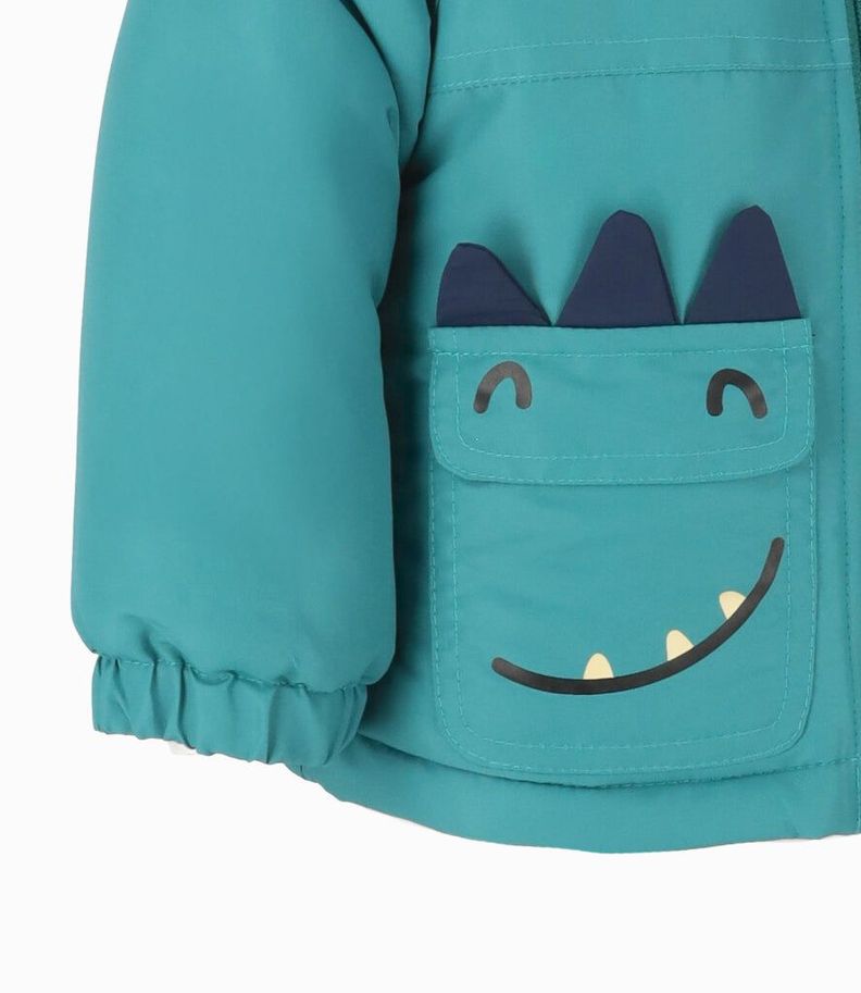 Parka bebés impermeable verde 4 Kids-3