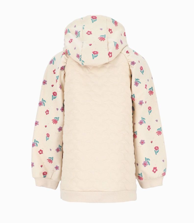 Polerón niña con flores beige 4 Kids-2
