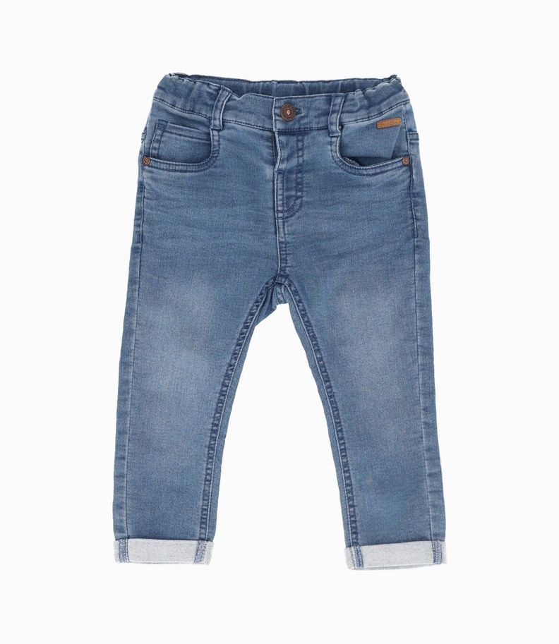 Jeans bebés pitillos denim celeste Black and Blue-0