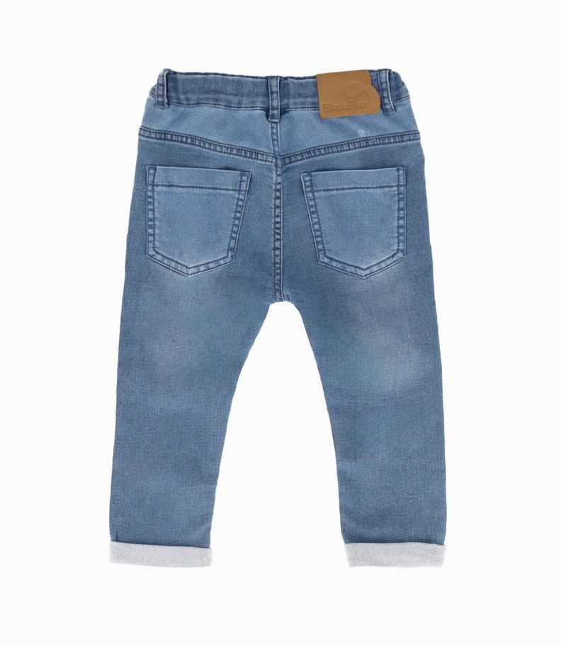 Jeans bebés pitillos denim celeste Black and Blue-1