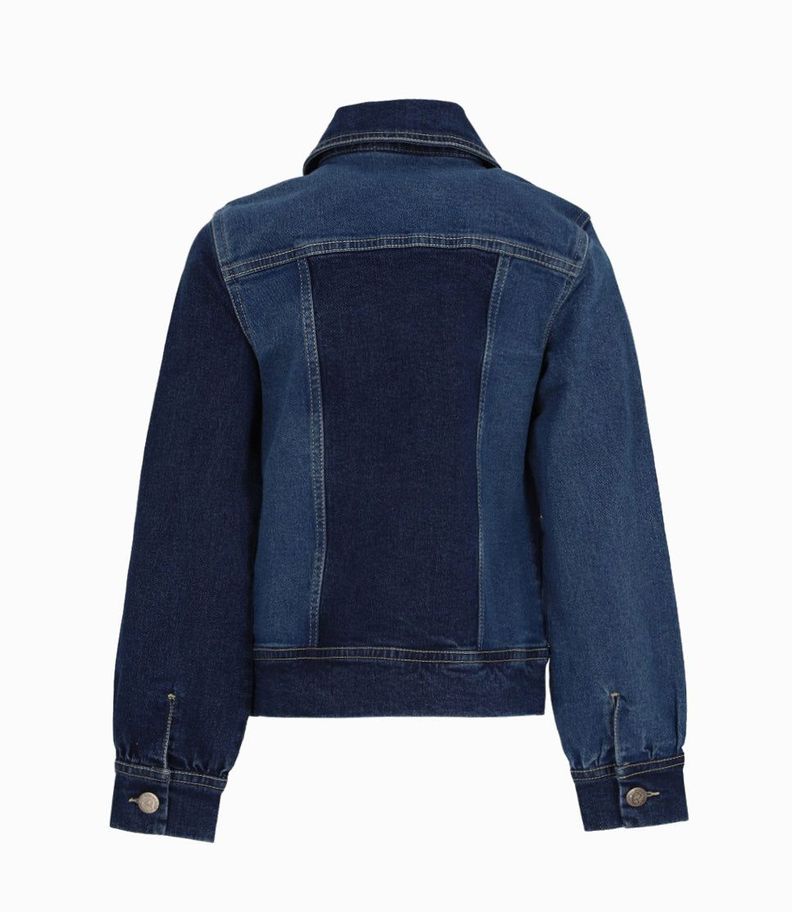 Chaqueta niña bicolor azul marino Limonada-1