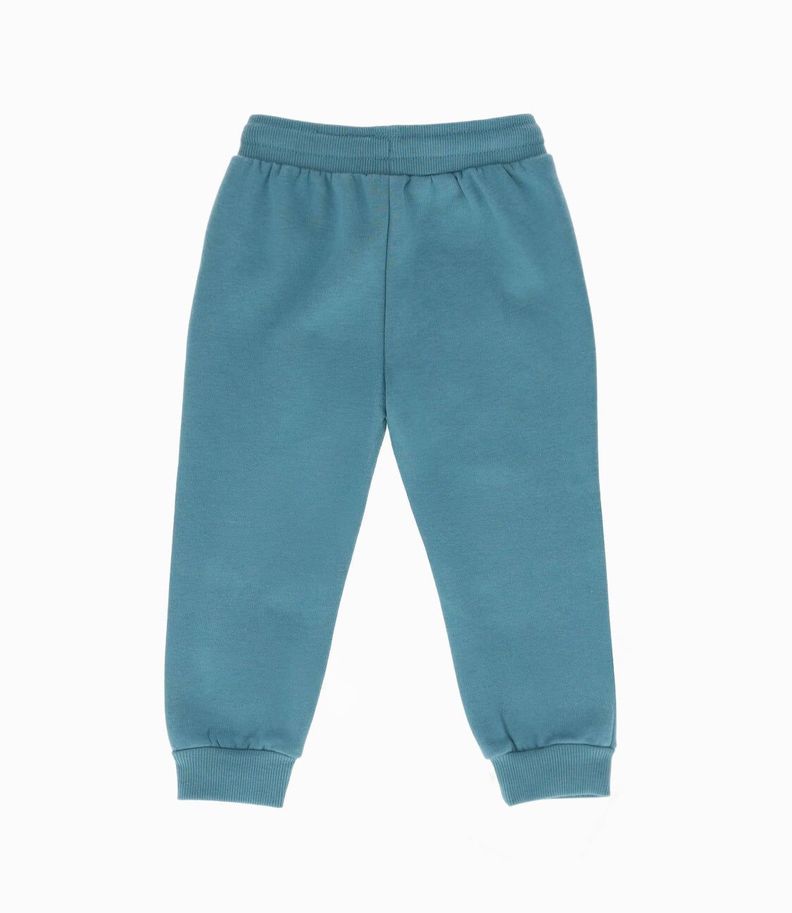 Pantalón de buzo bebés jogger petróleo Black and Blue-1