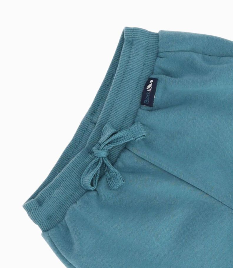 Pantalón de buzo bebés jogger petróleo Black and Blue-2