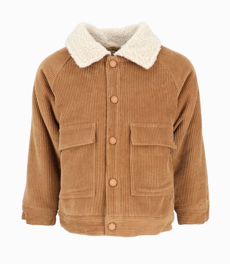 Chaqueta niño cotelé gris 4 Kids-1