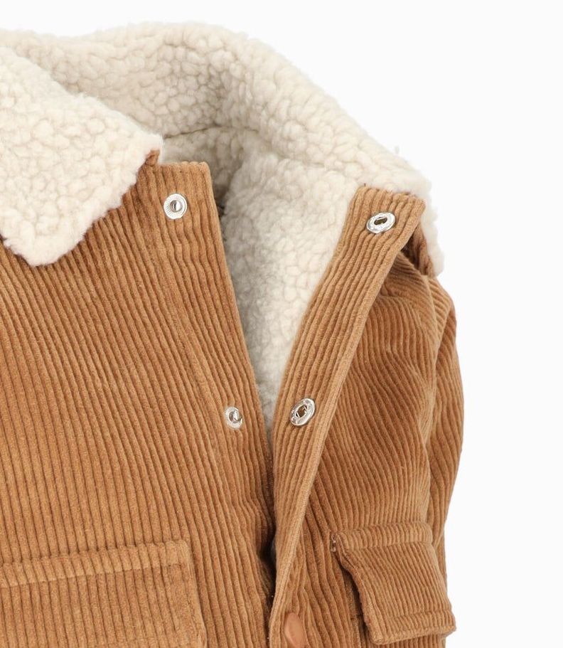 Chaqueta niño cotelé gris 4 Kids-3