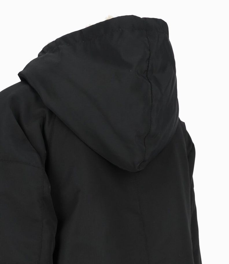 Abrigo niño impermeable negro Black and Blue-4