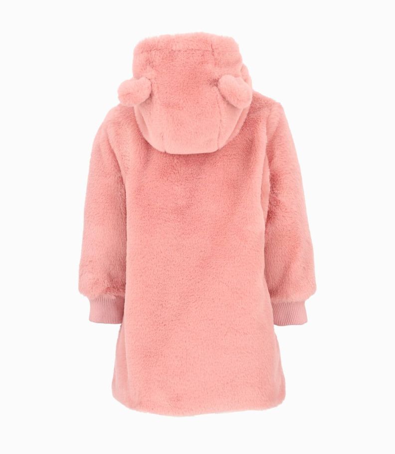 Chaqueta bebés con corazones rosado 4 Kids-1