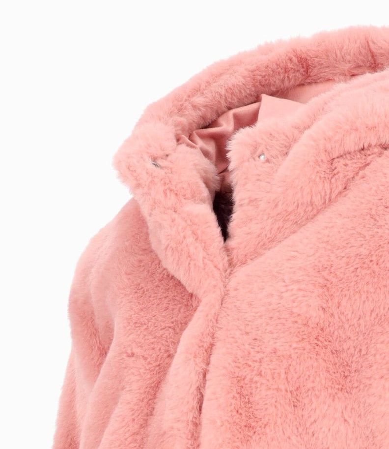 Chaqueta bebés con corazones rosado 4 Kids-2