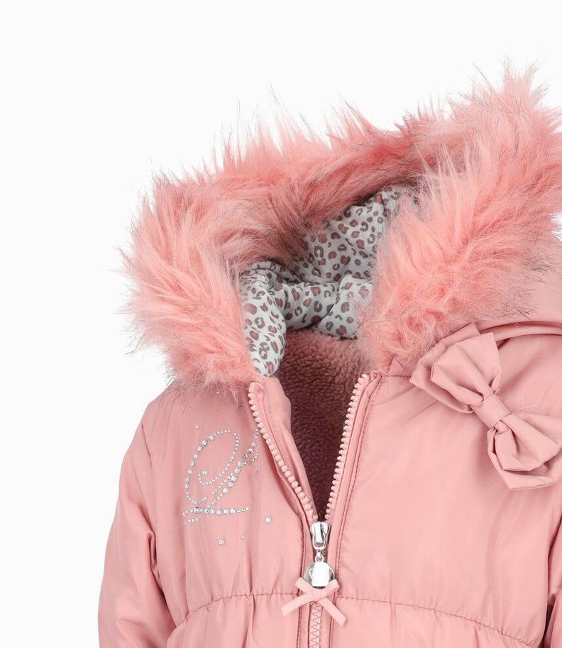 Parka bebés acolchada palo rosa Limonada-3
