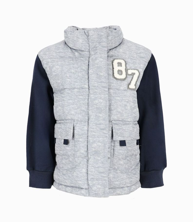 Chaqueta niño bicolor gris 4 Kids-0