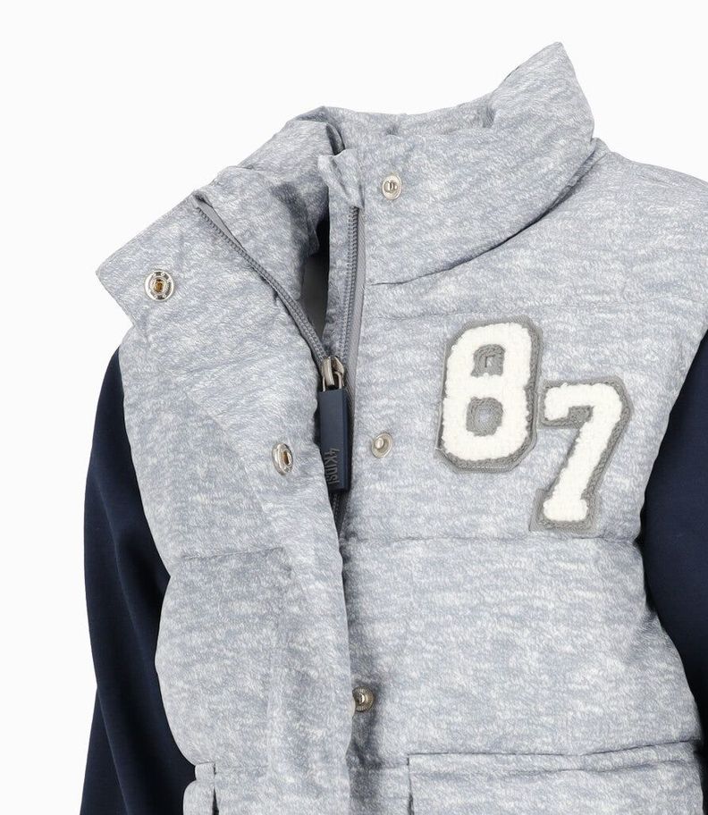 Chaqueta niño bicolor gris 4 Kids-2