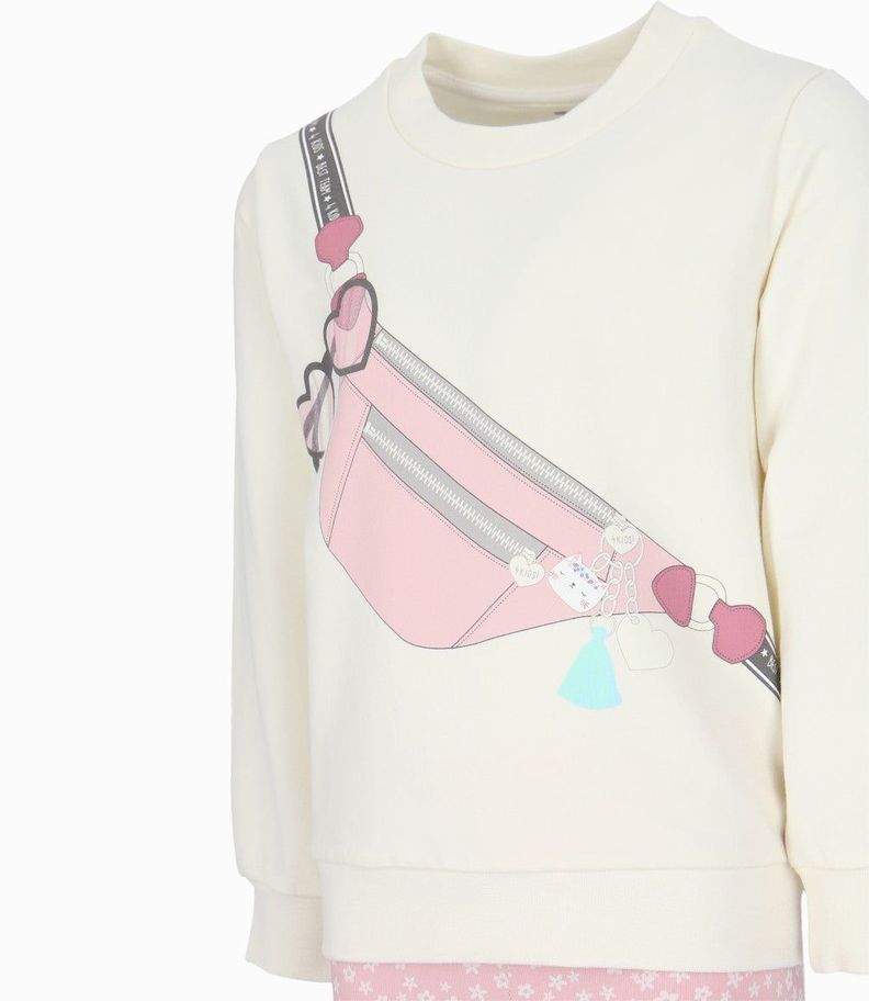Conjunto niña con cartera blanco 4 Kids-2