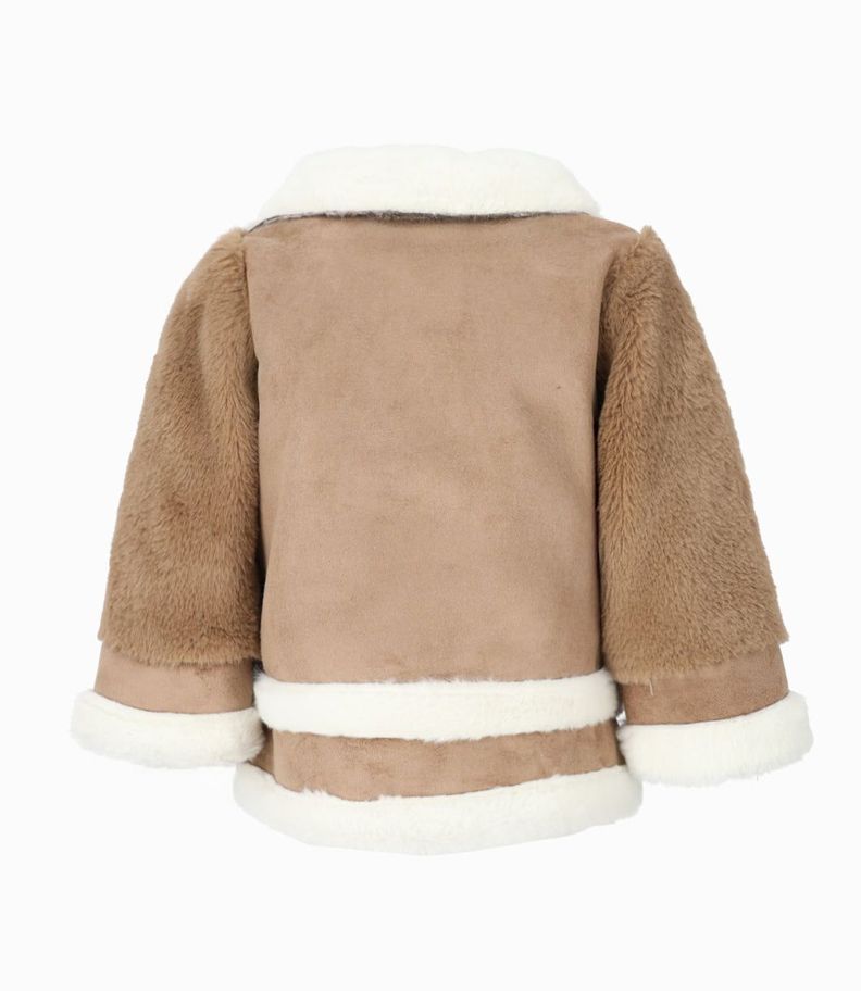 Chaqueta bebés aviadora chocolate Limonada-2