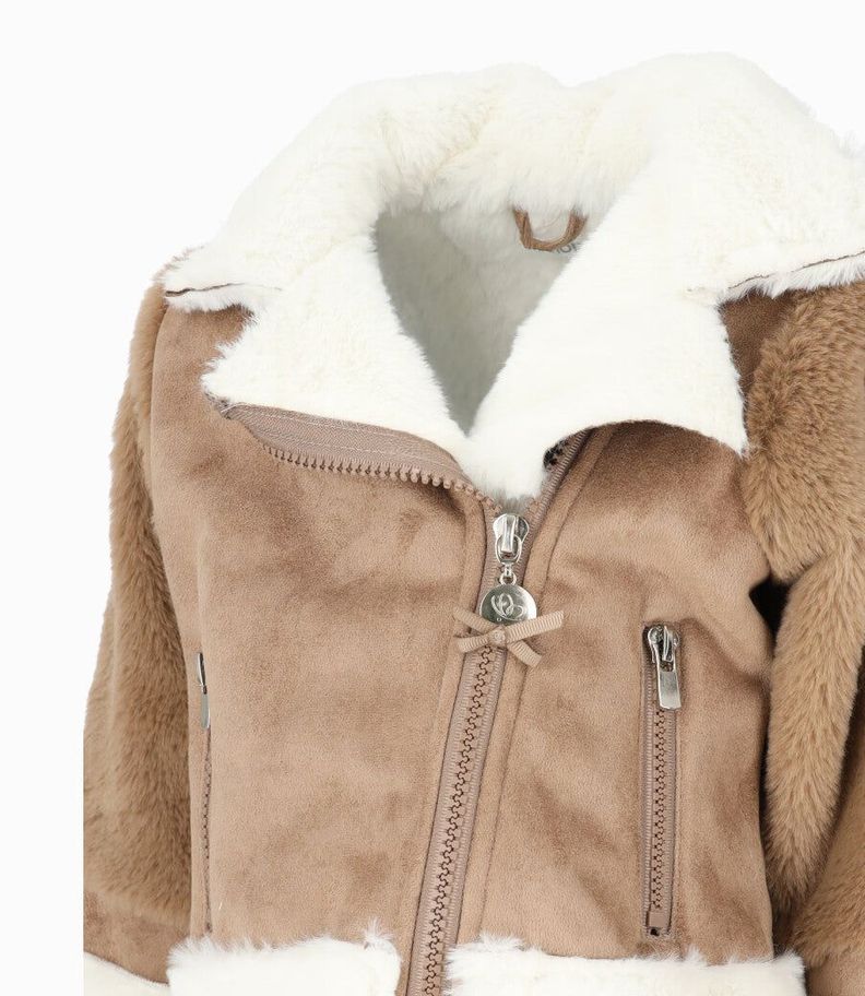 Chaqueta bebés aviadora chocolate Limonada-3