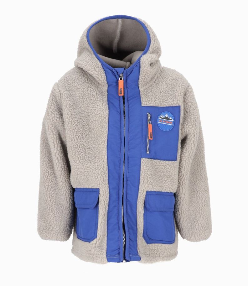Polerón niño sherpa gris 4 Kids-1