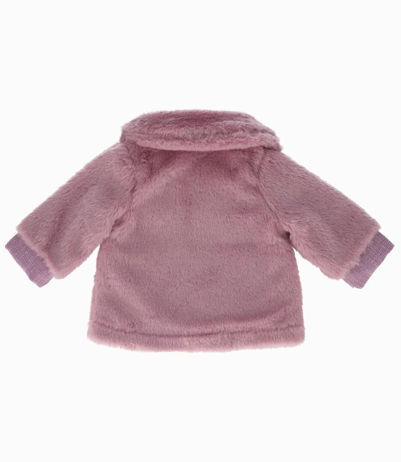 Chaqueta bebés sherpa blanco Limonada-1