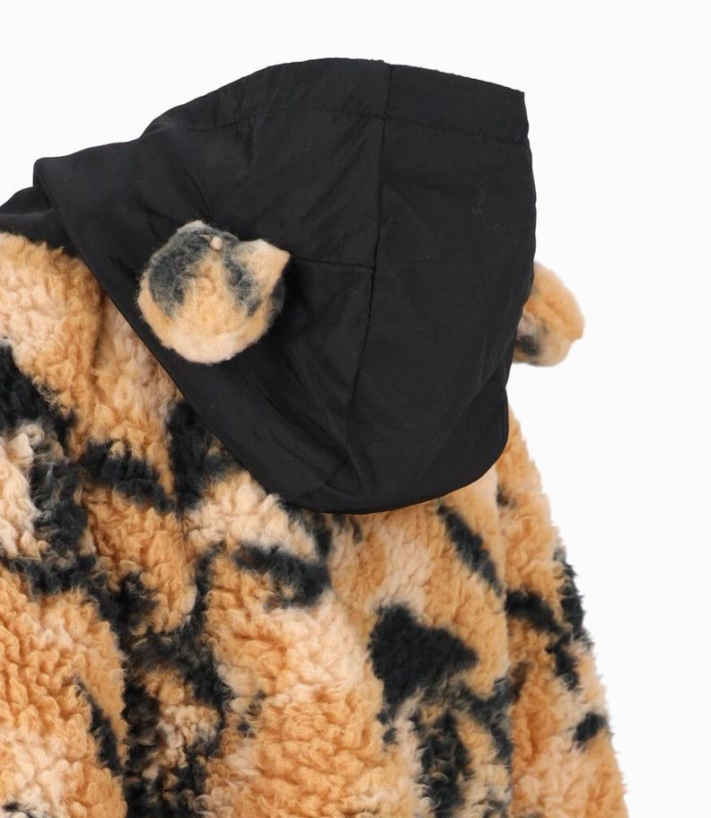 Polerón bebés sherpa camel Black and Blue-2