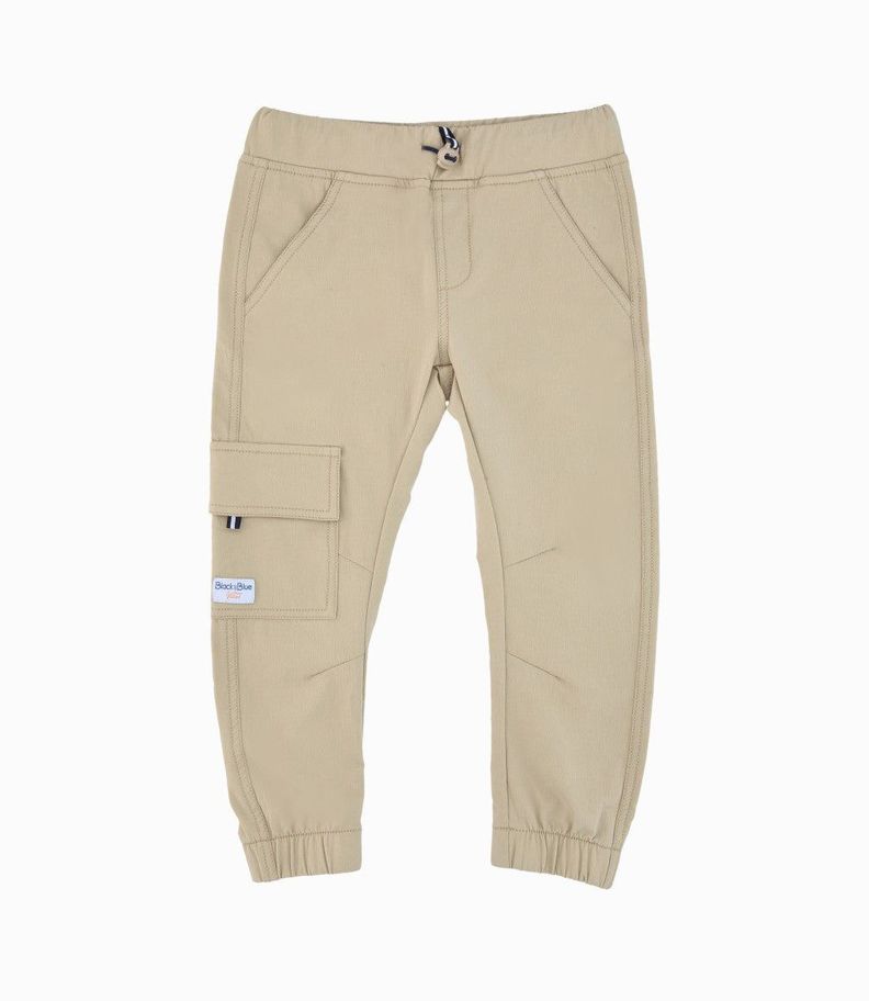 Pantalón niño cargo beige Black and Blue-0