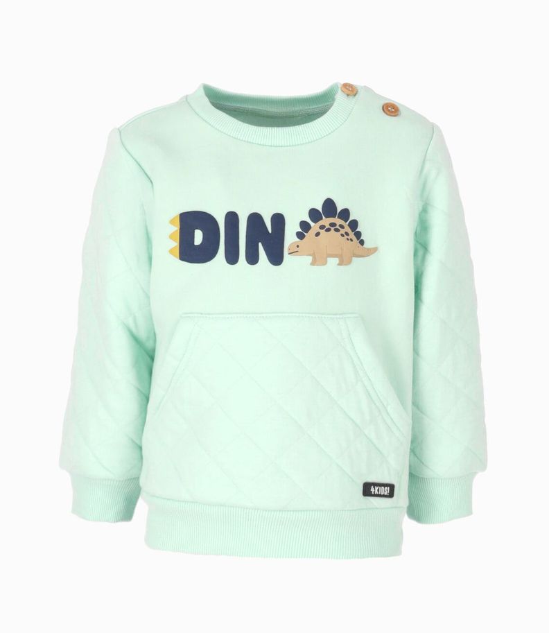 Polerón bebés dino menta 4 Kids-0