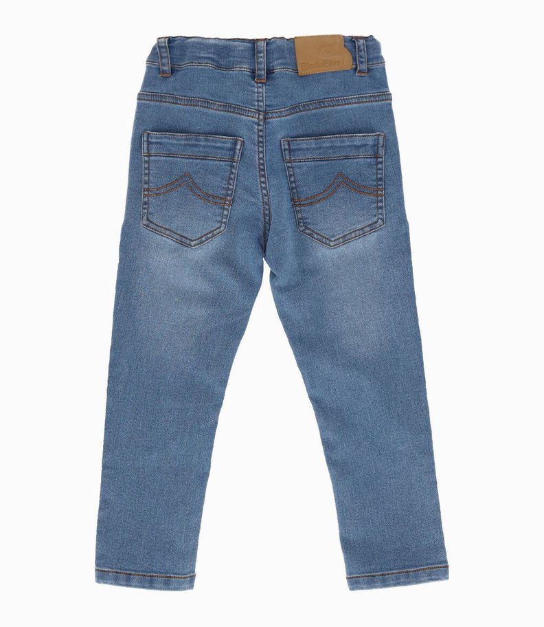 Jeans niño básico denim celeste Black and Blue-1