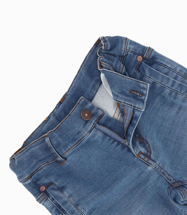Jeans niño básico denim celeste Black and Blue-2
