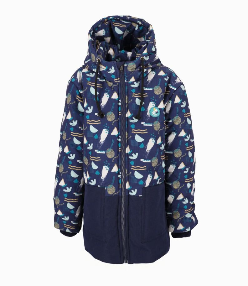 Parka niño con diseño azul marino 4 Kids-1