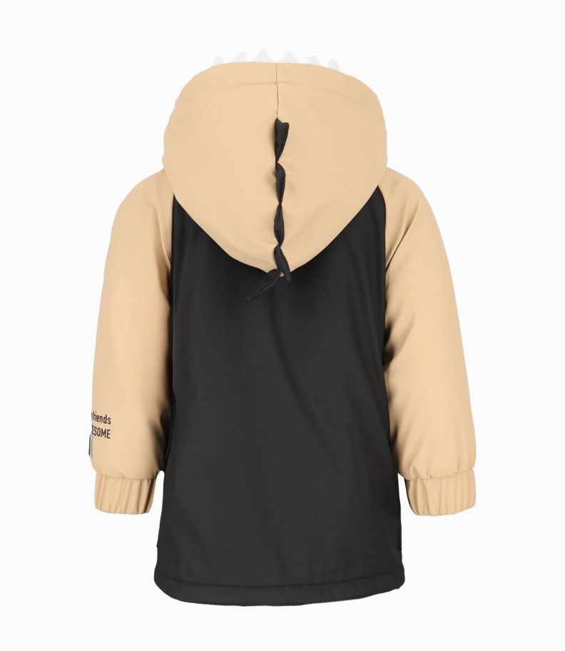 Chaqueta bebés de dinosaurio negro Black and Blue-1
