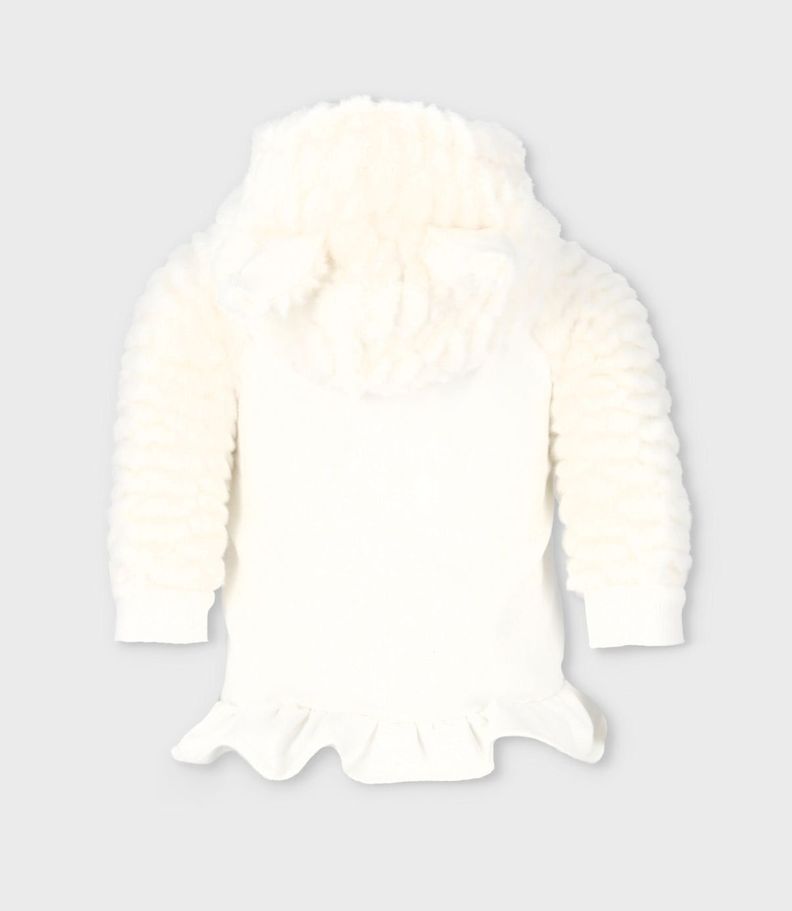 Polerón bebé con polar blanco Limonada-1