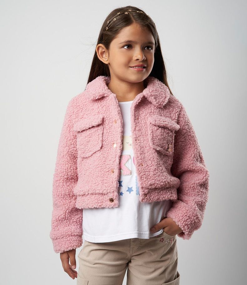Chaqueta niña sherpa morado 4 Kids-0