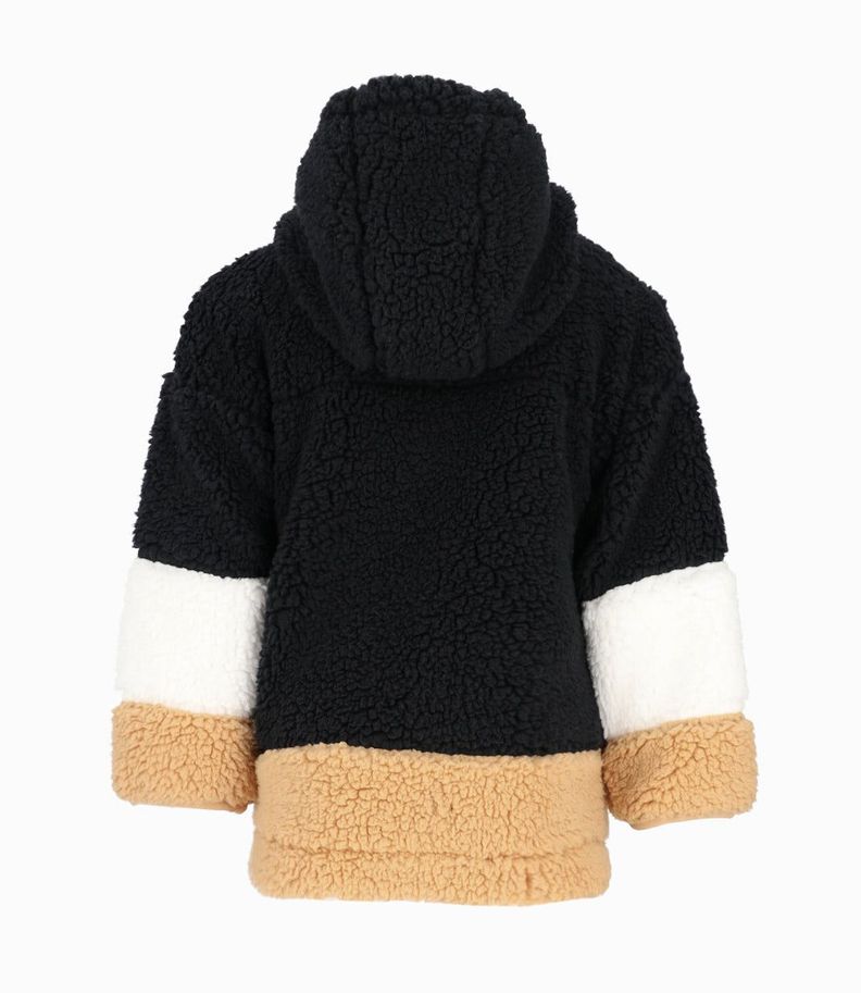 Chaqueta niño sherpa negro Black and Blue-1